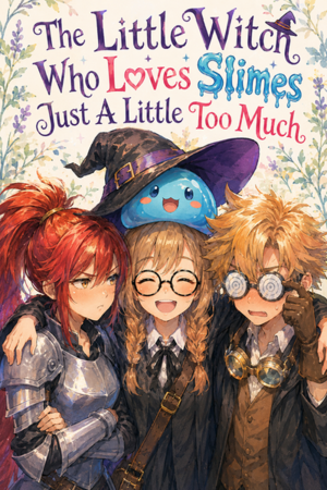 The Little Witch Who Loves Slimes Just A Little Too Much - Book Cover