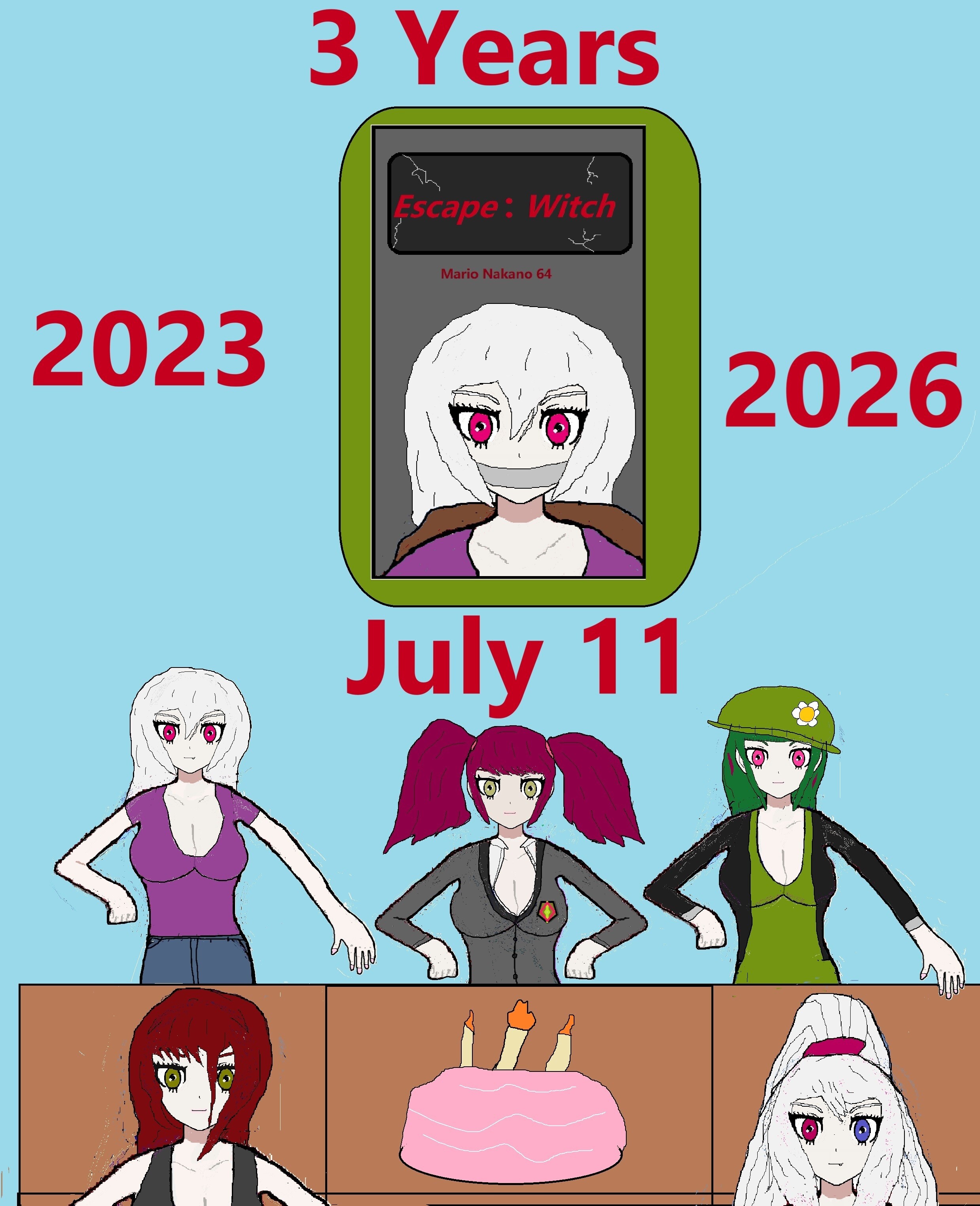 Happy 3rd-year Anniversary Escape:Witch