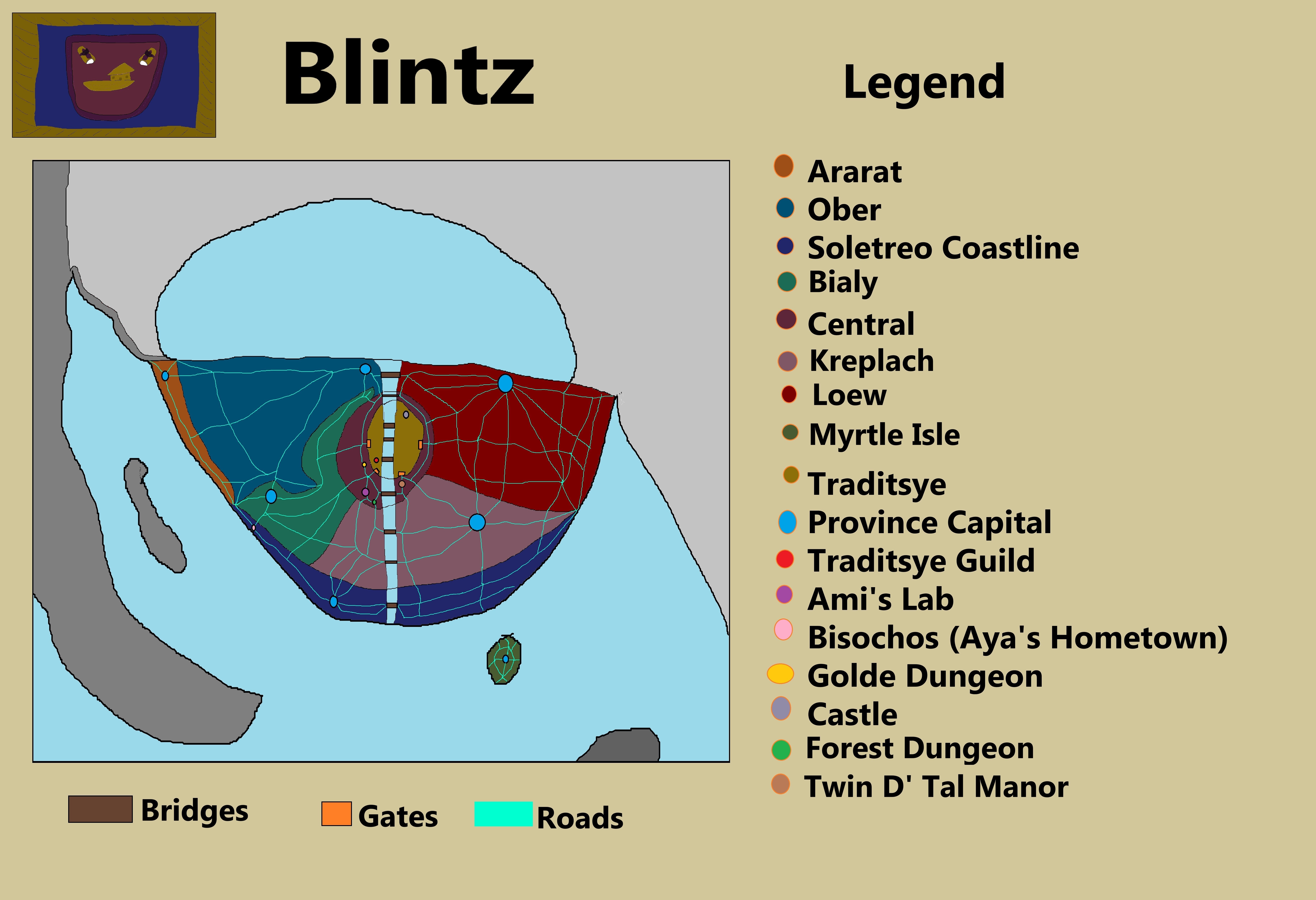 Map of Blintz