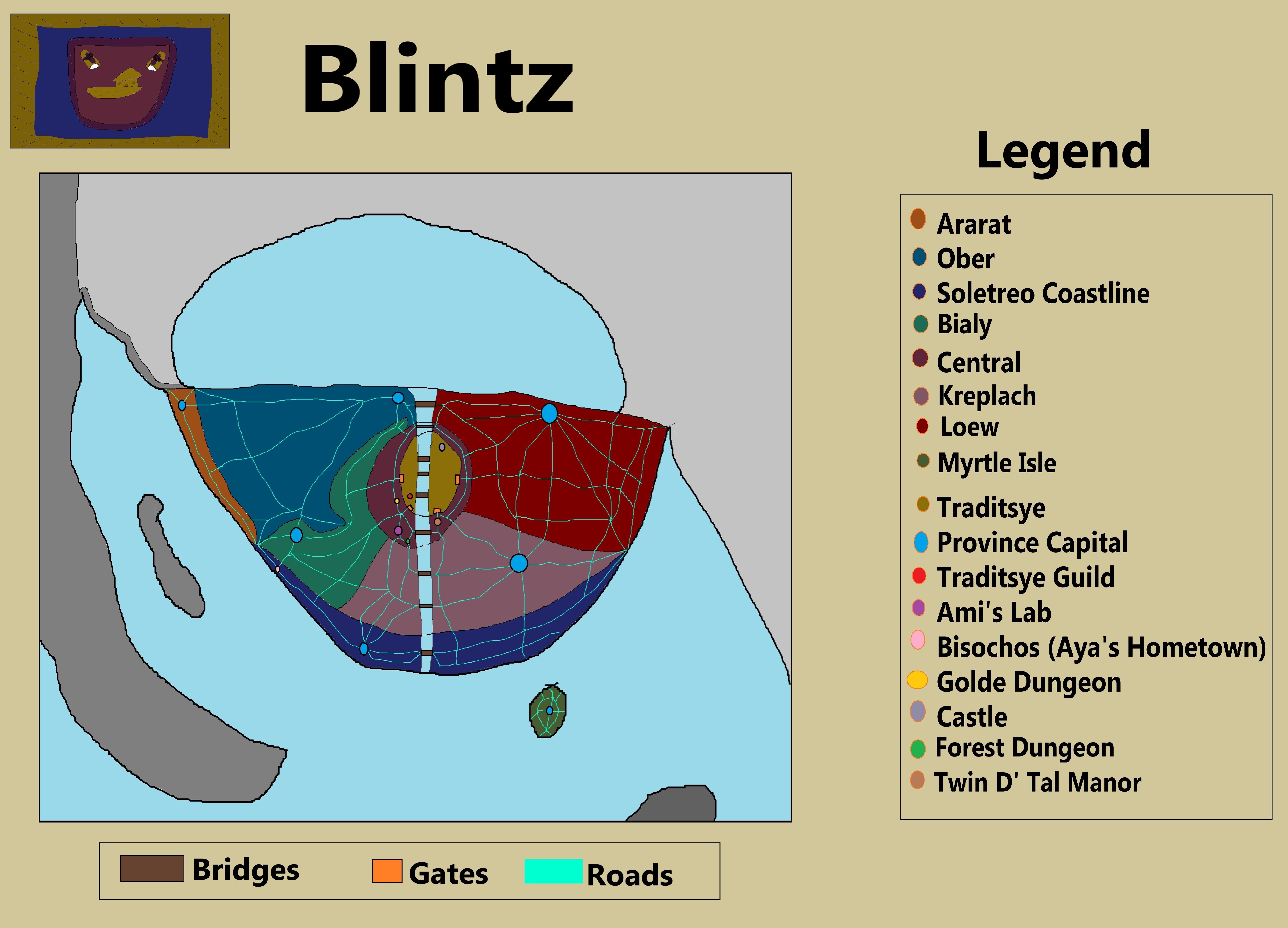 Map of Blintz