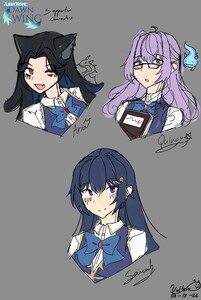 Supportive Characters Concept Art!