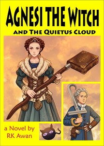 Cover of the novel "Agnesi the WItch and the Quietus Cloud"