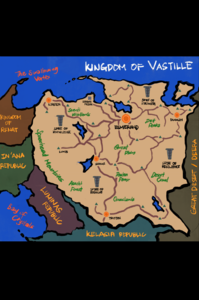 Map of the Kingdom of Vastille
