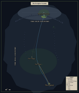 The Hunt for the Everglow Crystals - Map