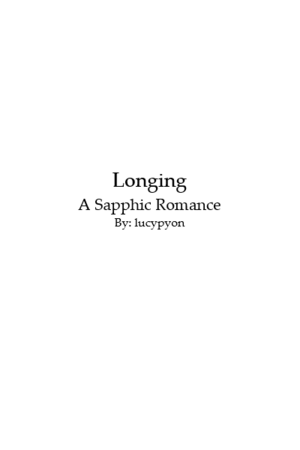 Longing Cover