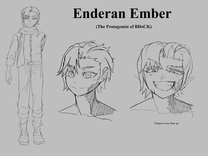Enderan Character Concept Sheet