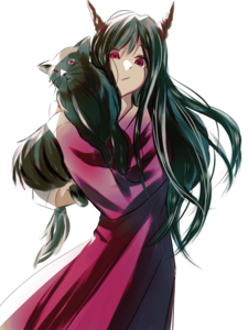 Former demon queen Mary and her pet cat