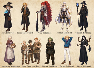 Character Sheet - Protagonists & Others