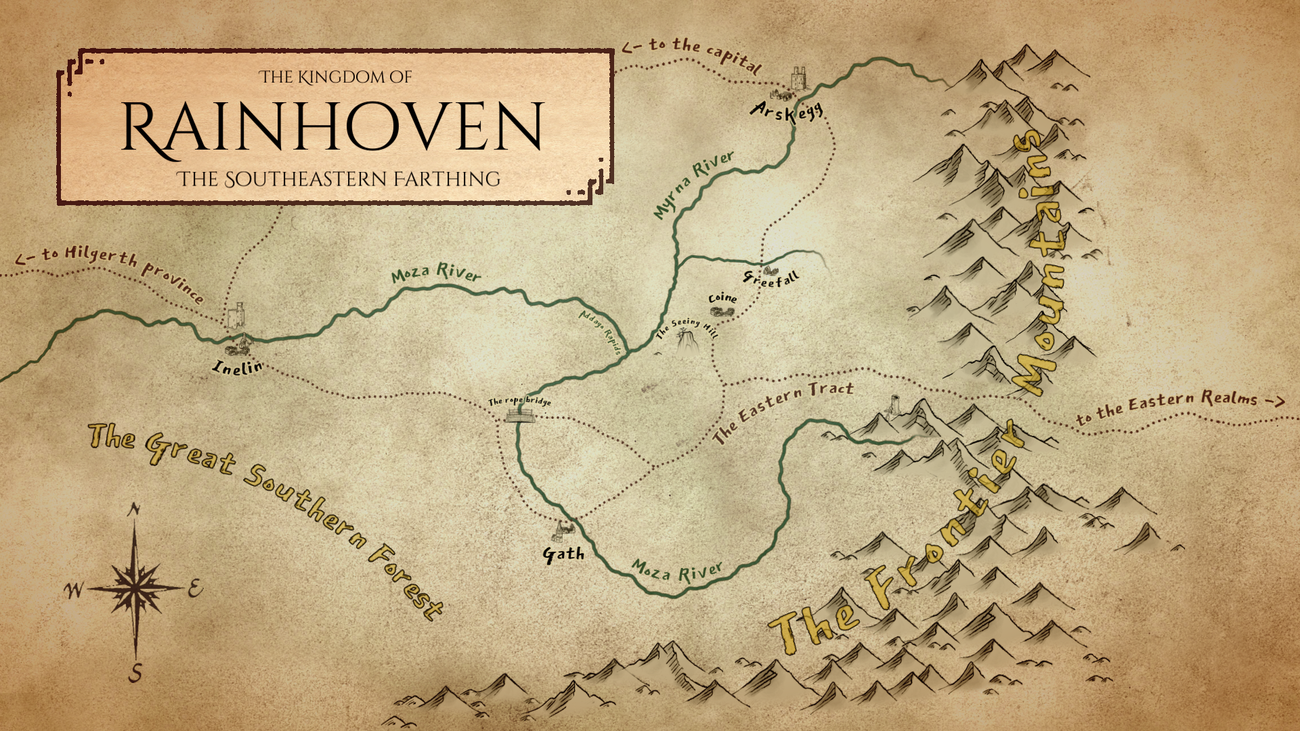 Southeastern Rainhoven map