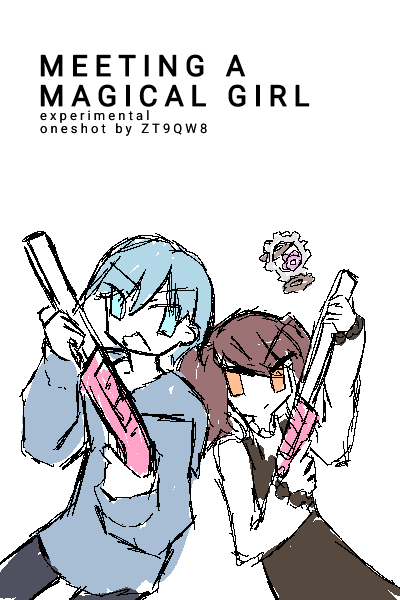 Meeting a Magical Girl Oneshot Cover