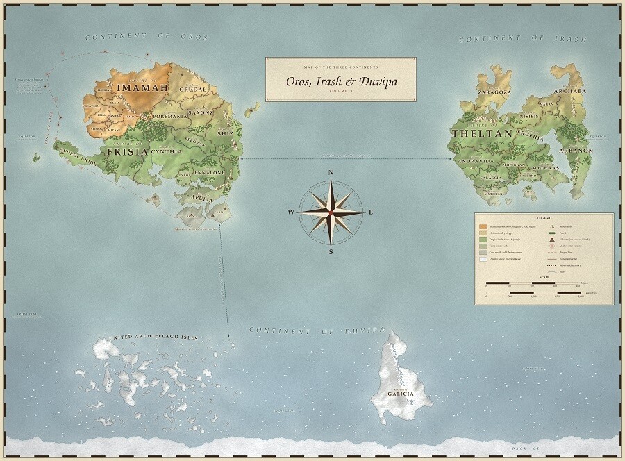 World Map Volume 1