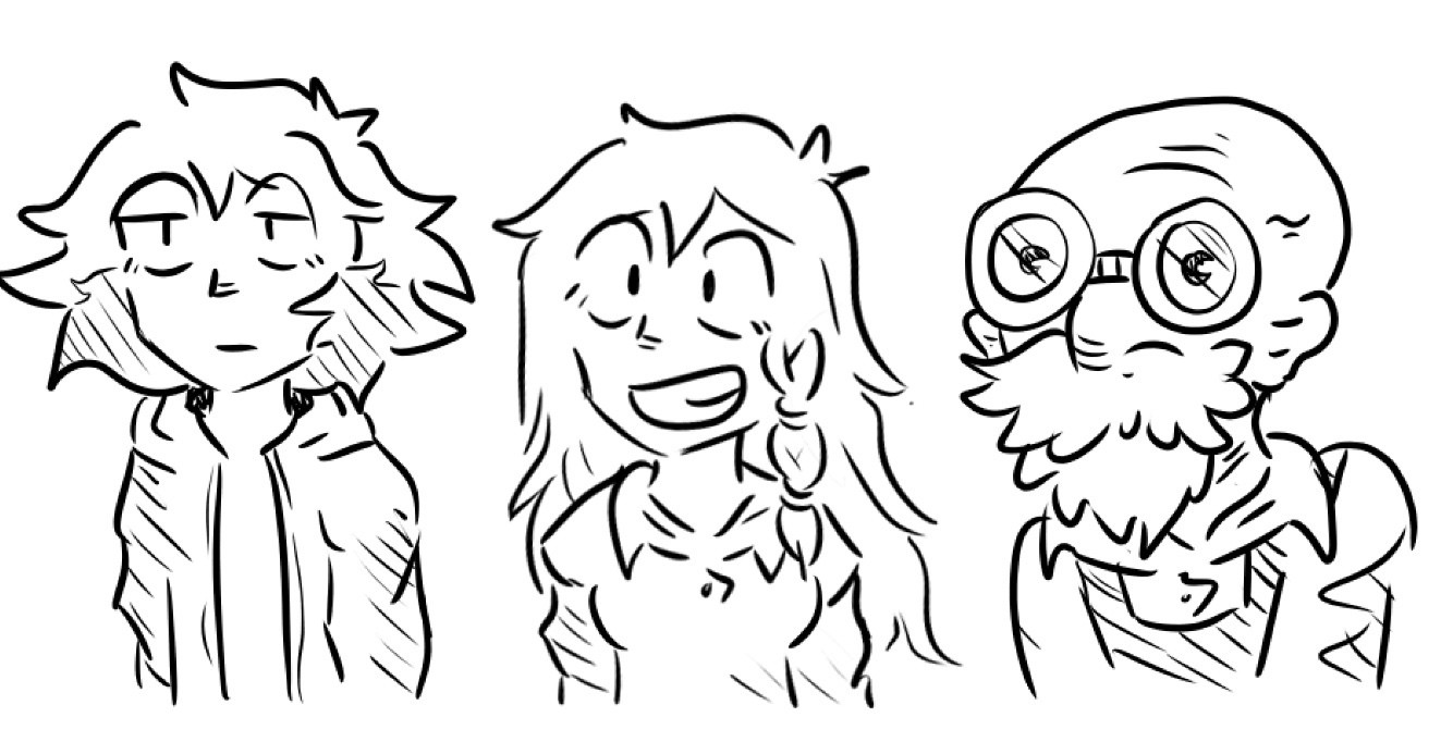 Kai, Trish & Paul headcanon designs